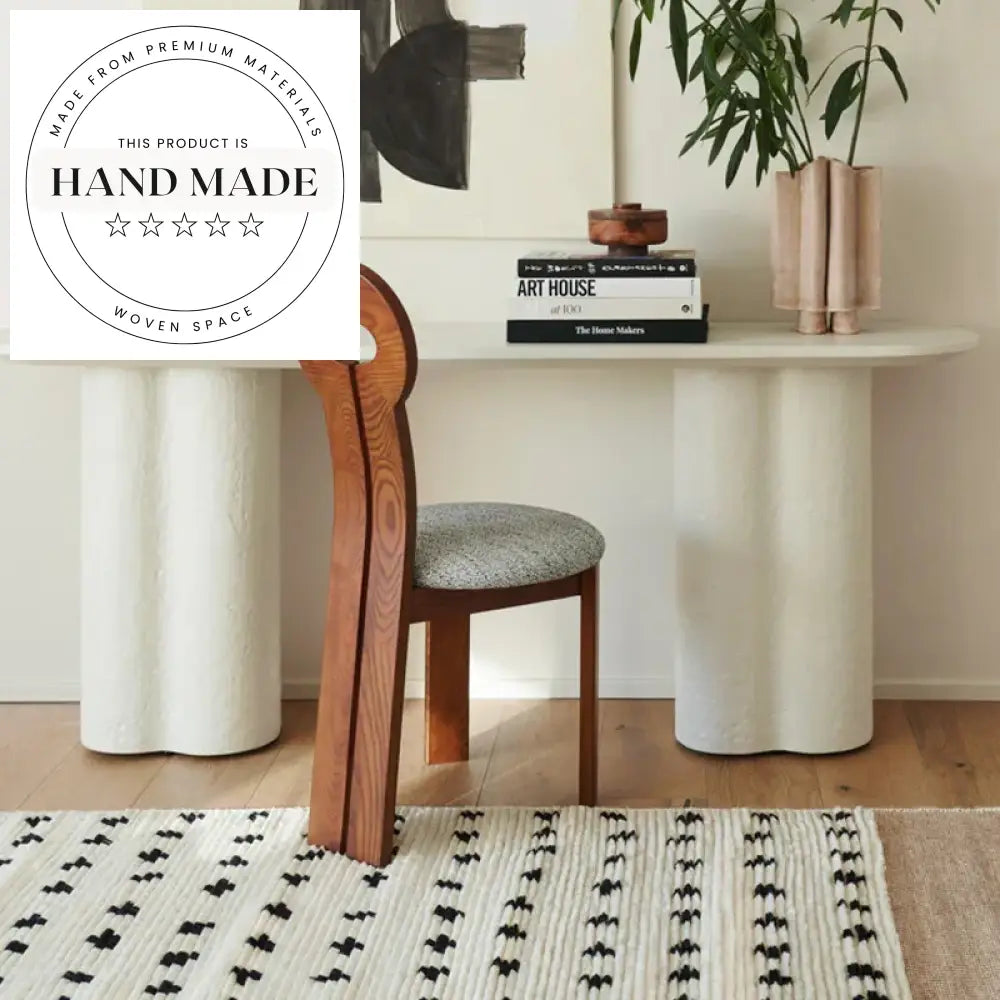 Modern Scandinavian Solid Wood Teddy Fabric Upholstered Dining Chair