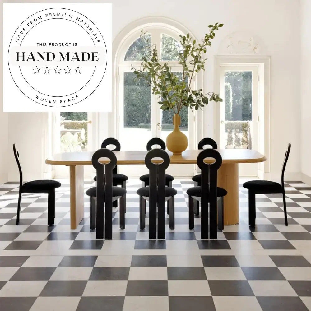 Modern Scandinavian Solid Wood Teddy Fabric Upholstered Dining Chair