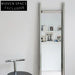 Modern Silver Metal Full Length Floor Mirror, Elegant Rectangle Design