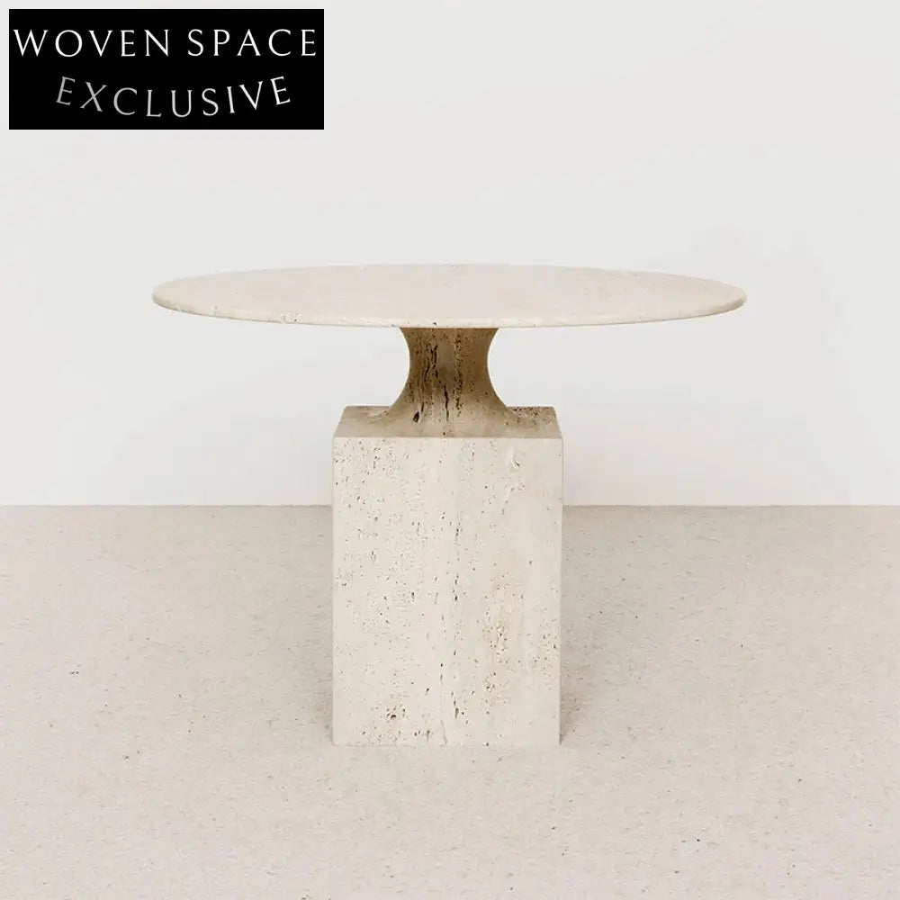 Modern Simple Retro Style Fiberglass Round Coffee Center Table