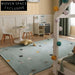 Modern Simple Thick Polyester Hand Tufted Geometry Pattern Area Rug