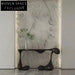 Modern Sleek Fiberglass Console Table for Elegant Entryway Living Room Decor
