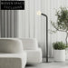 Modern Smart Home LED Floor Lamp, Metal Frame, Eye-Care, Reading Light