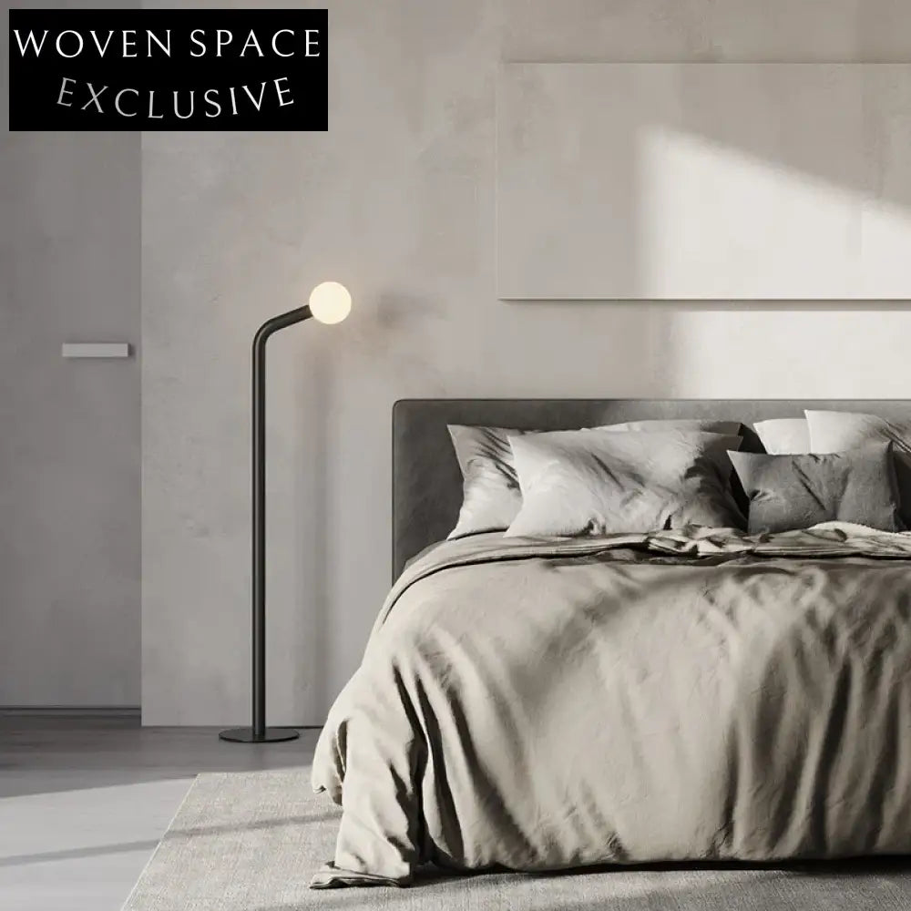 Modern Smart Home LED Floor Lamp, Metal Frame, Eye-Care, Reading Light