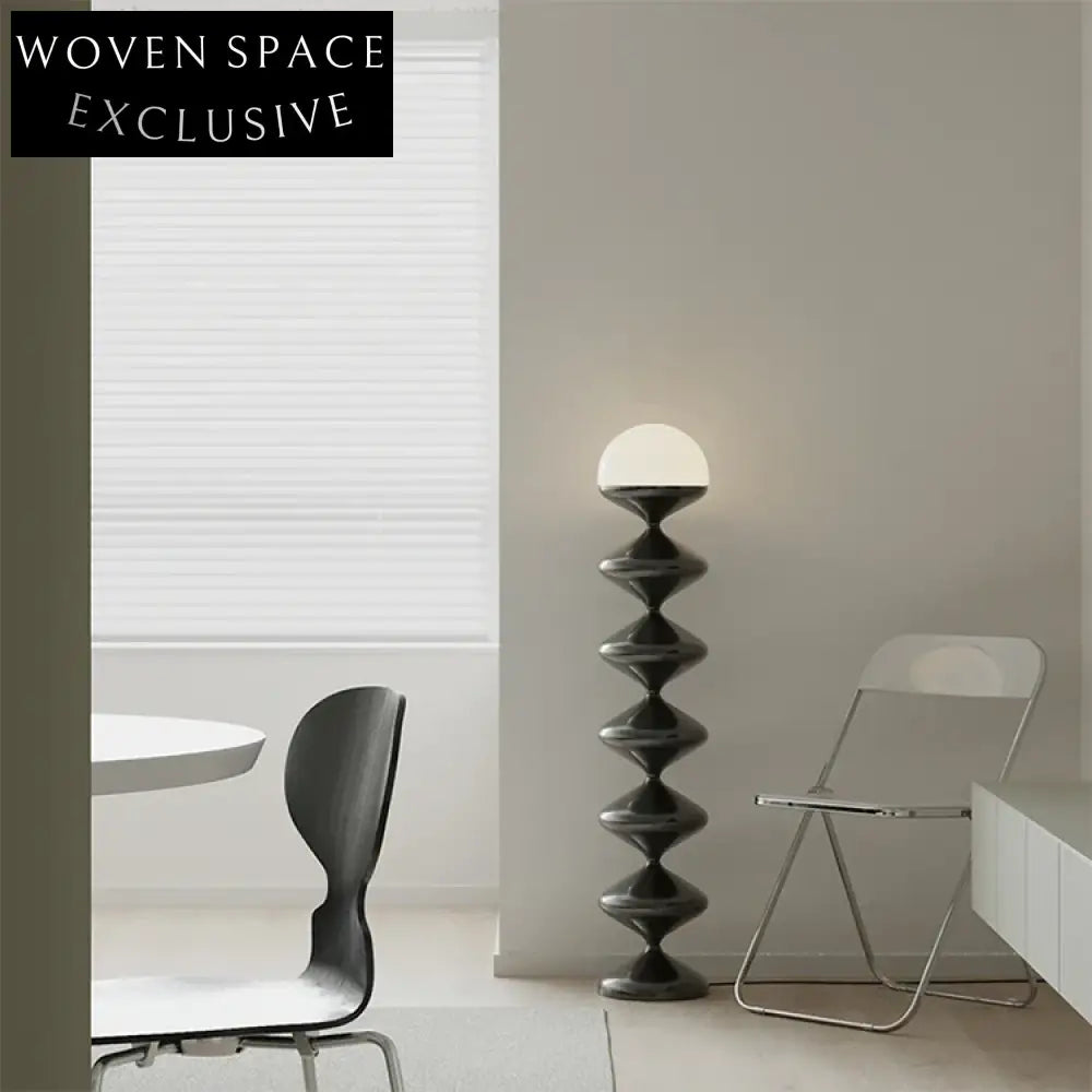 Modern Smart Spiral White Metal Acrylic Stand Floor Lamp for Home Decor