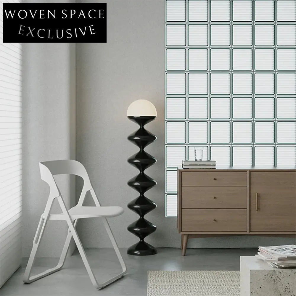 Modern Smart Spiral White Metal Acrylic Stand Floor Lamp for Home Decor