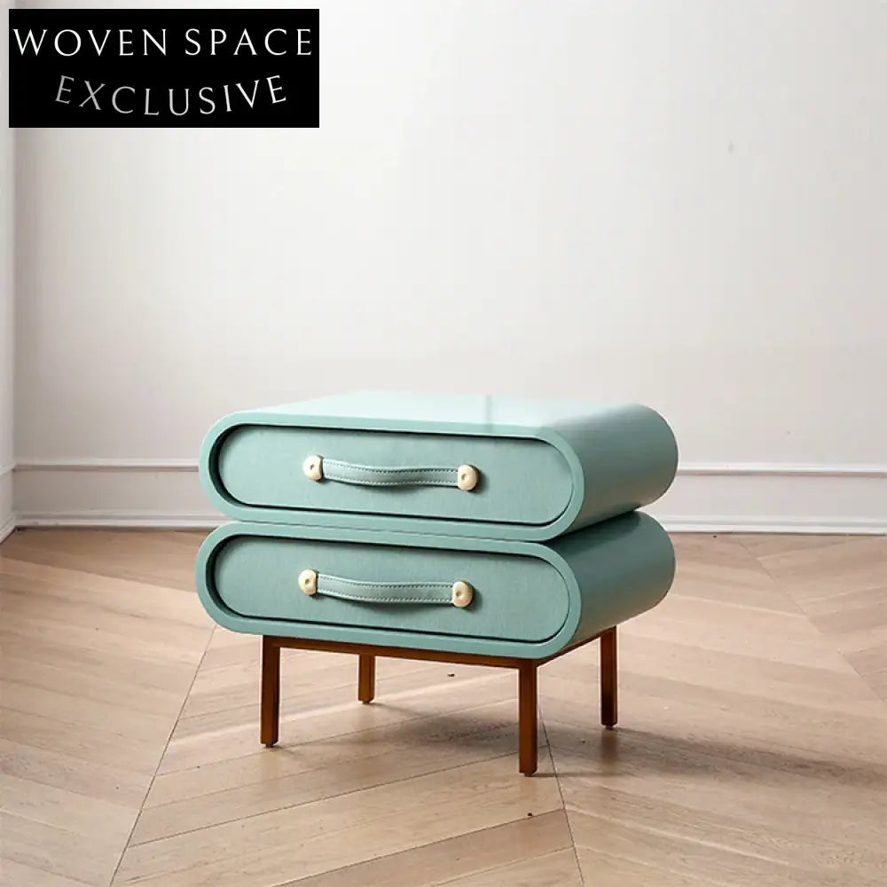 Modern Smart Wood Bedside Table with Drawers, Luxury Nightstand Storage Solution