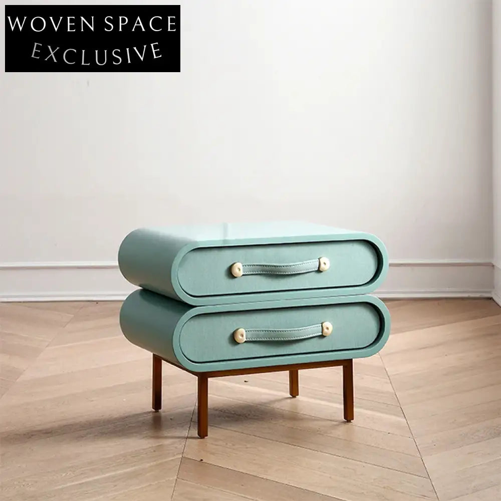 Modern Smart Wood Bedside Table with Drawers, Luxury Nightstand Storage Solution