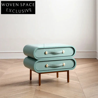 Modern Smart Wood Bedside Table with Drawers, Luxury Nightstand Storage Solution