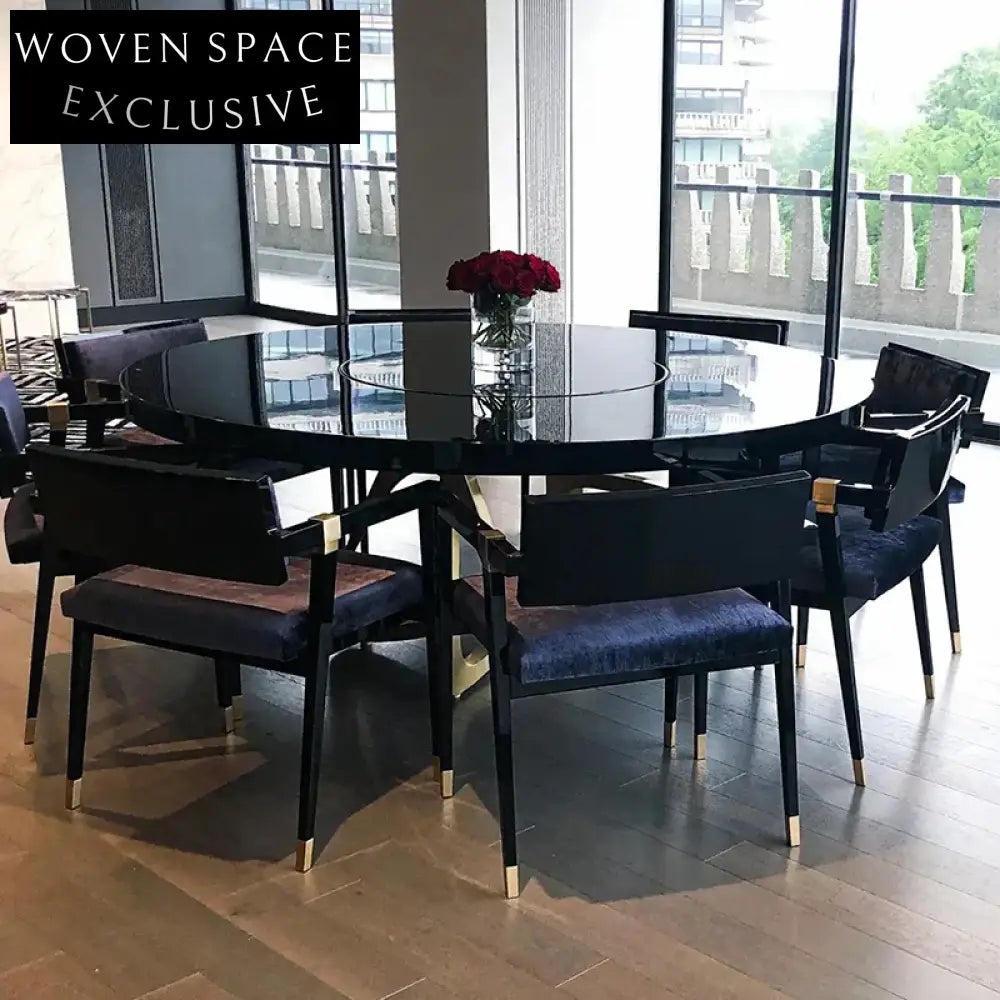 Modern Solid Ash Wood Frame Velvet Fabric Luxurious Dining Chair