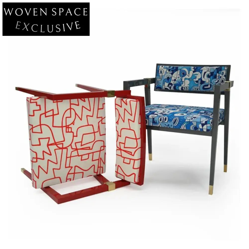 Modern Solid Ash Wood Frame Velvet Fabric Luxurious Dining Chair