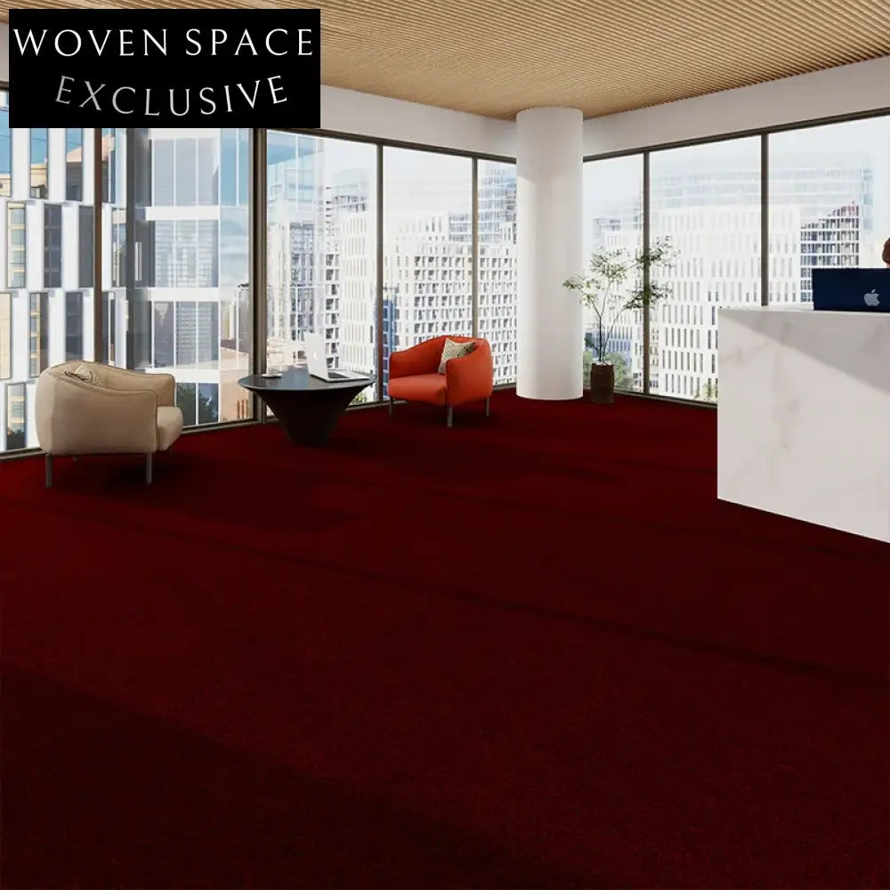 Modern Solid Color Large Area Commercial Carpet - Thickened, Sound Insulating