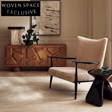 Modern Solid Oak Wood Cabinet with Drawers for Elegant Home Storage