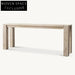 Modern Solid Oak Wood Console Table – Entryway, Bedroom, Hallway Furniture