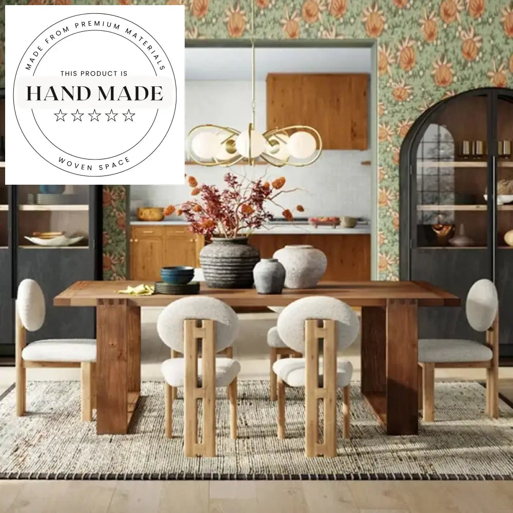Modern Solid Oak Wood Upholstered Cafe Dining Chair