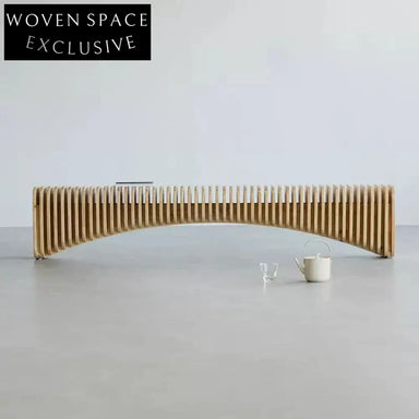 Modern Solid Pine Wood Leisure Bench for Entryways and Living Rooms