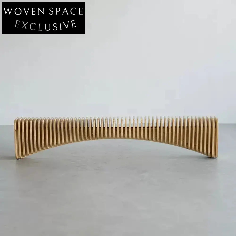 Modern Solid Pine Wood Leisure Bench for Entryways and Living Rooms