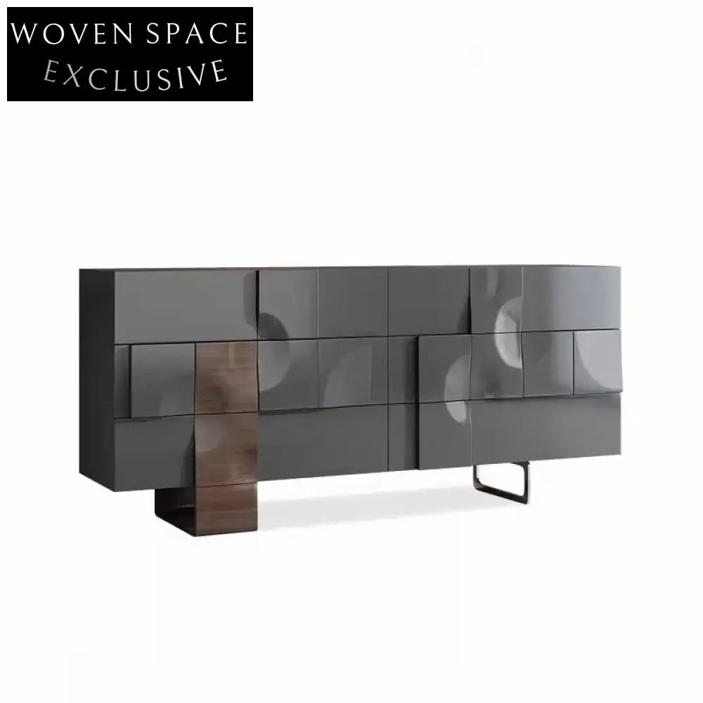 Modern Solid Wood 8-Drawer Multi-Purpose Corner Storage Cabinet Furniture