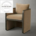 Modern Solid Wood Armrest Upholstered Home & Hotel Dining Chair