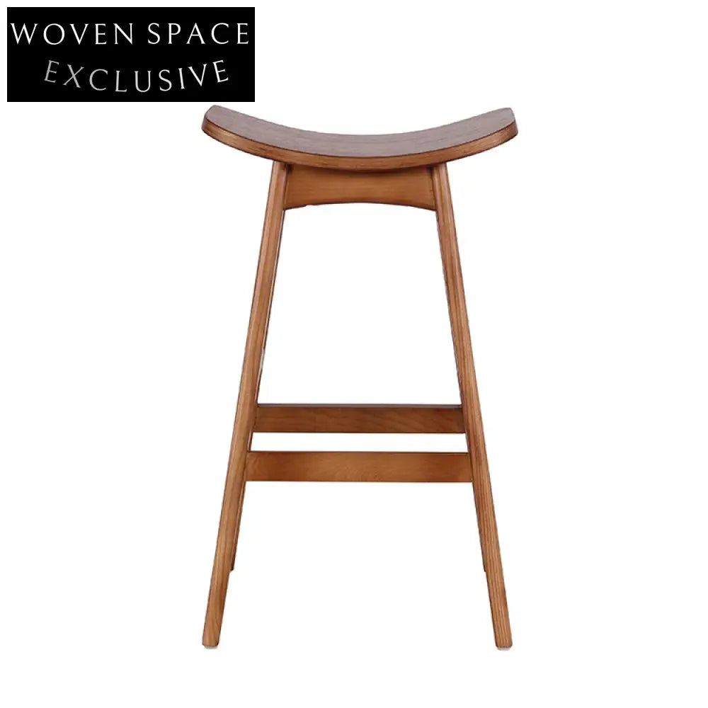 Modern Solid Wood Bar Stool, Kitchen Counter Height Dining Chair