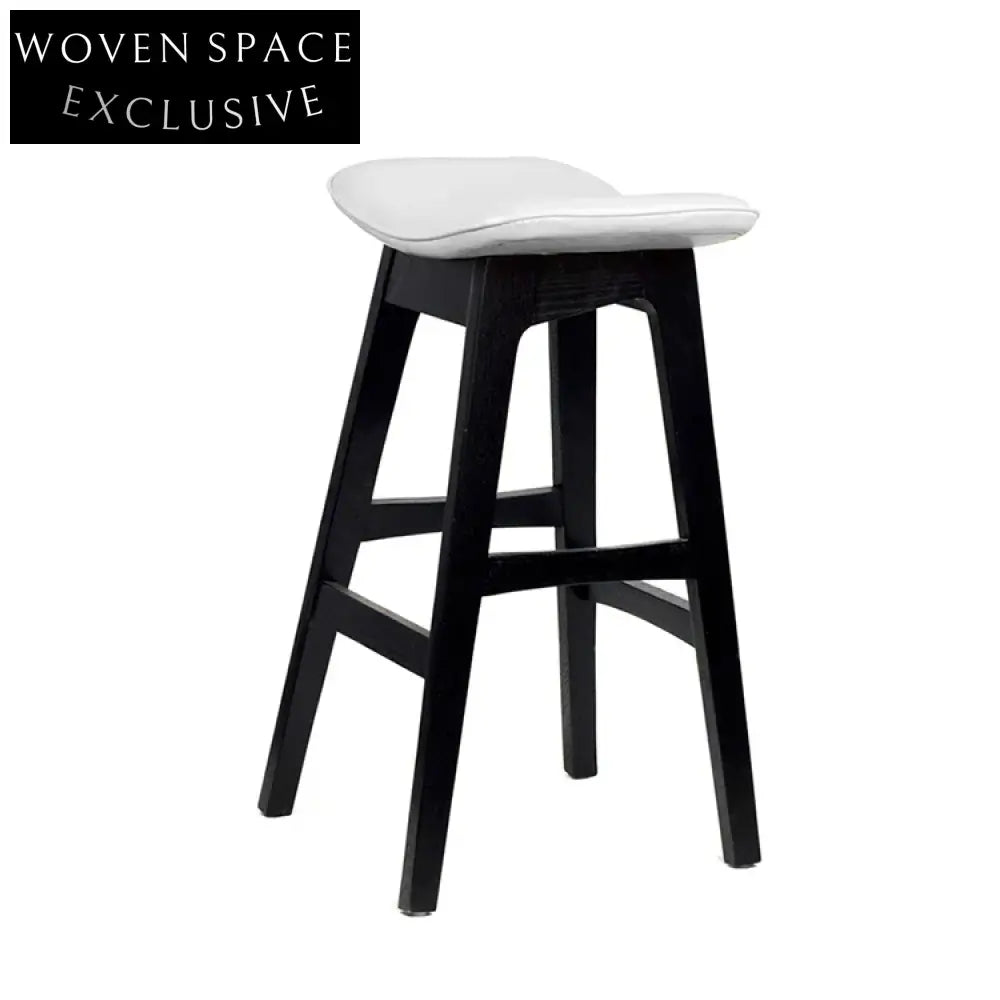 Modern Solid Wood Bar Stool, Kitchen Counter Height Dining Chair