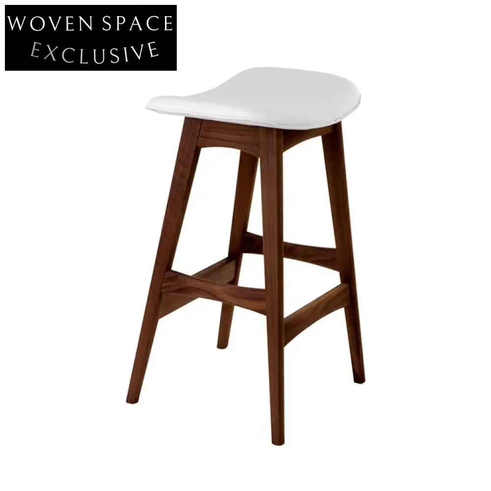 Modern Solid Wood Bar Stool, Kitchen Counter Height Dining Chair