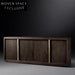 Modern Solid Wood Console Cabinet Sideboard - 4-Door Storage TV Unit