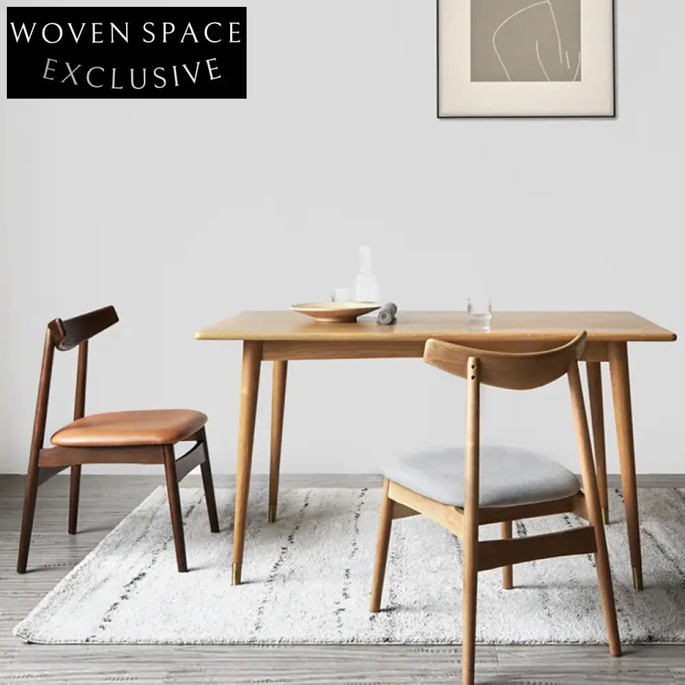 Modern Solid Wood Cushioned Dining Cafe Restaurant Chair with PU or Linen