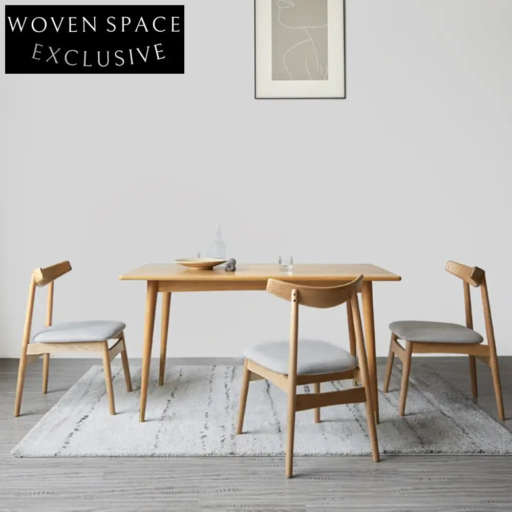 Modern Solid Wood Cushioned Dining Cafe Restaurant Chair with PU or Linen