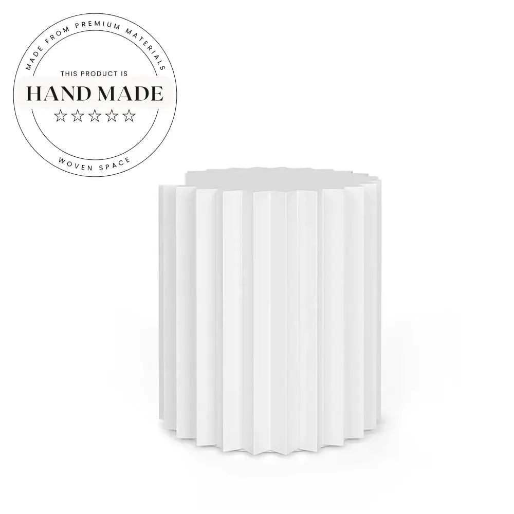 Modern Solid Wood Cylinder Round Hotel Style Coffee Side Table
