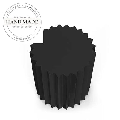 Modern Solid Wood Cylinder Round Hotel Style Coffee Side Table