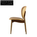 Modern Solid Wood Dining Chair with Custom Leather Fabric Cushion