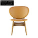 Modern Solid Wood Dining Chair with Custom Leather Fabric Cushion