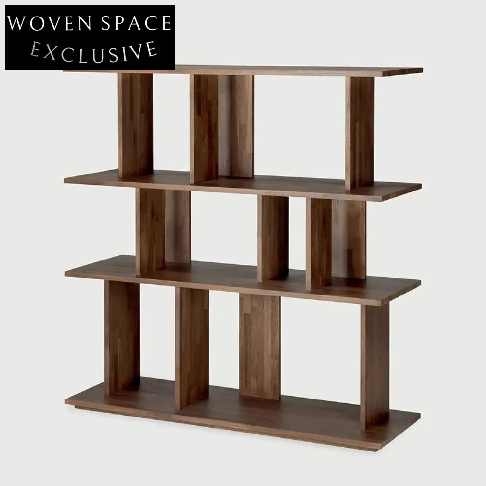Modern Solid Wood Display Cabinet Console Sideboard for Living Room Storage