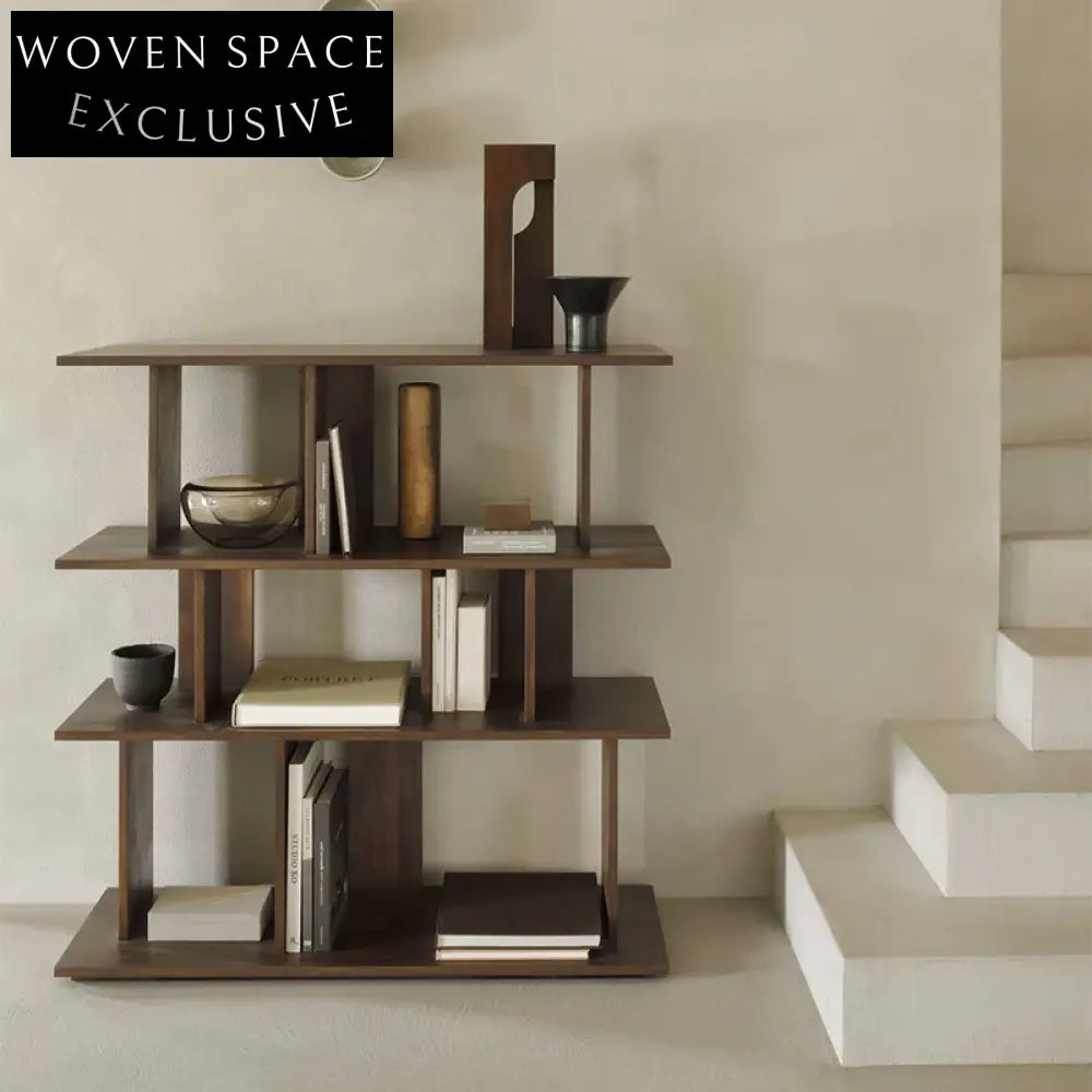 Modern Solid Wood Display Cabinet Console Sideboard for Living Room Storage