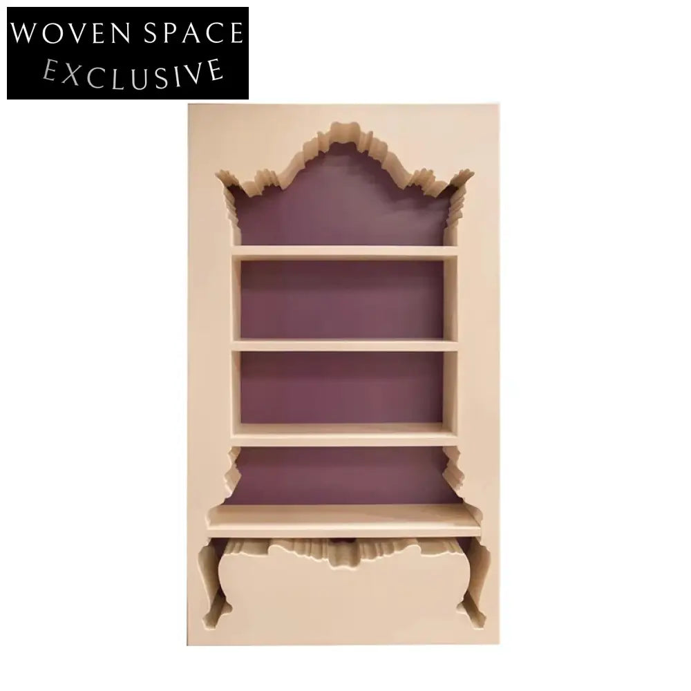 Modern Solid Wood Display Console Cabinet for Living Room & Hallway