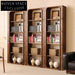 Modern Solid Wood Display Console Storage Bookcase Cabinet