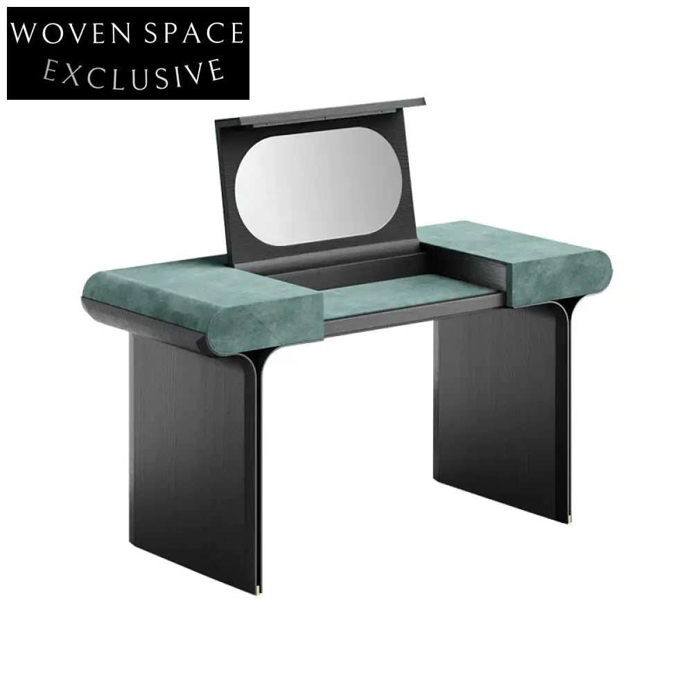 Modern Solid Wood Dressing Table with Mirror – Elegant Bedroom Vanity