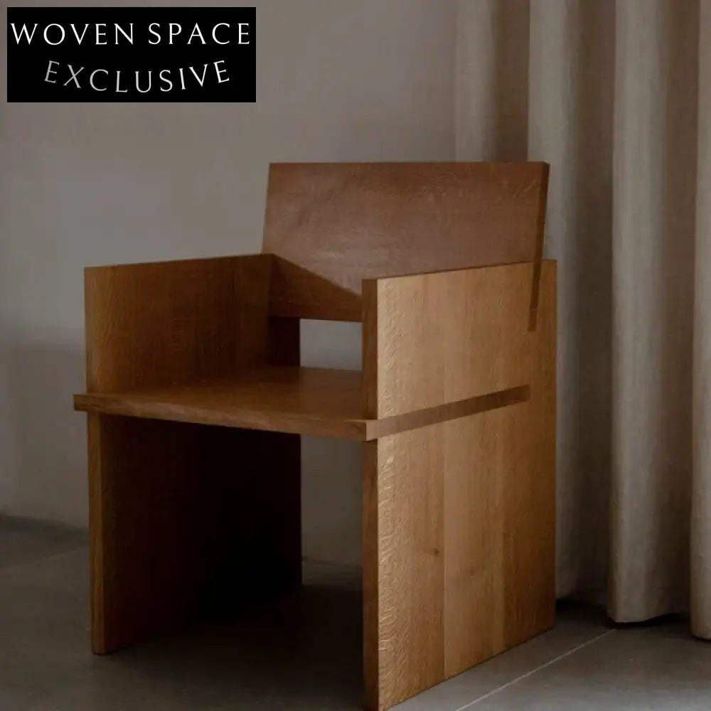 Modern Solid Wood Frame Dining Chair - Elegant Restaurant Cafe Dinner Seating