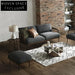 Modern Solid Wood Frame Fabric Upholstered Living Room Single Sofa Chair