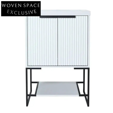 Modern Solid Wood Freestanding Bathroom Vanity Cabinet with Soft-Close Drawers