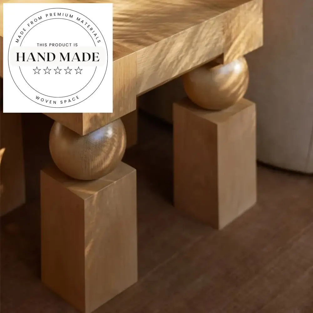 Modern Solid Wood French Style Hotel Balcony Accent Side Table