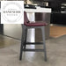 Modern Solid Wood High Back Bar Stool Kitchen Dining Counter Chair