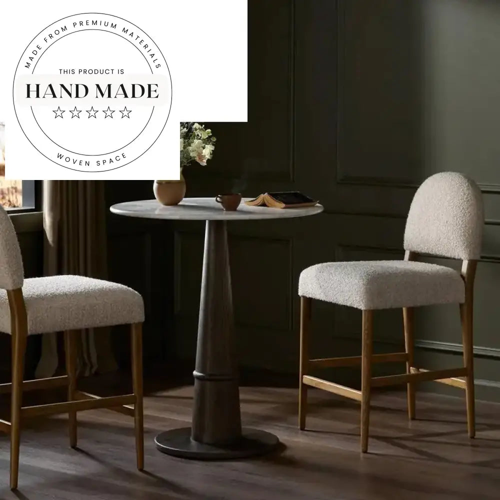 Modern Solid Wood High Back Kitchen & Commercial Bar Stool