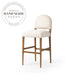 Modern Solid Wood High Back Kitchen & Commercial Bar Stool