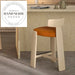 Modern Solid Wood High Back Swivel Kitchen Counter Bar Stool