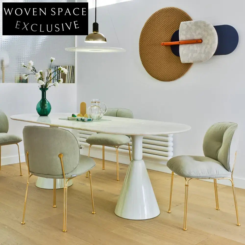 Modern Solid Wood Kitchen Dining Table Set with Customizable Colors Table