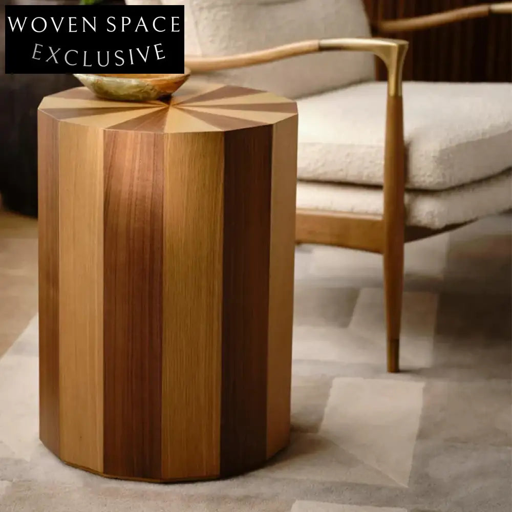 Modern Solid Wood Natural Finish Coffee Table for Living Room & Hotel
