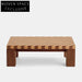 Modern Solid Wood Natural Finish Coffee Table for Living Room & Hotel