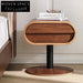 Modern Solid Wood Nightstand with Drawer - Elegant Bedroom Side Storage Table